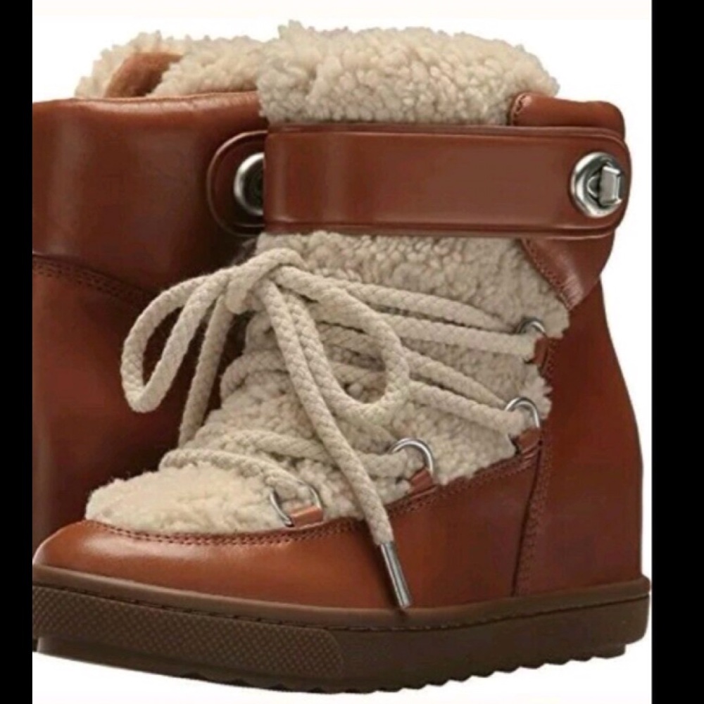 Coach Monroe Shearling Boots